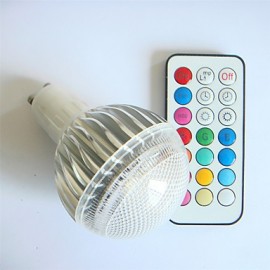 1 pcs GU10 8W High Power LED Dimmable / Remote-Controlled / Decorative RGB LED Globe Bulbs AC 100-240 V