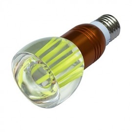 Globe Bulbs , E26/E27 3 W 1 High Power LED LM RGB V