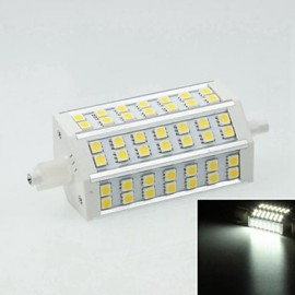 R7S 10W 5060SMD 42LED 1200-1400LM 6500-7500K AC100V-240V White - Silver White