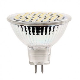 5pcs 48LED SMD2835 GU10/MR16 LED Spotlight Heat-resistant Glass Body LED Bulbs lighting(AC220-240V)