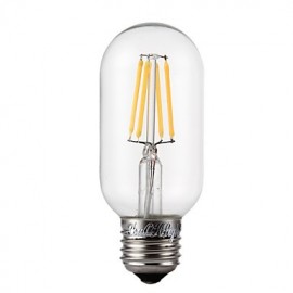 E27 4W T45 COB LED Vintage Antique Retro Edison Clear Glass Warm White Light Bulb AC220V