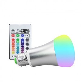 10W E27 RGB Led Lamp With Memory 16 colors Spot Led Light Bulb Dimmable Lampada (85-265V)