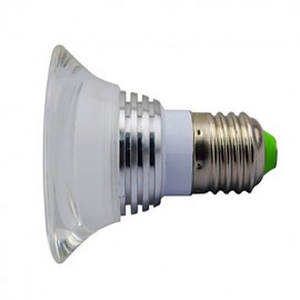 3W E14 / GU10 / E26/E27 / B22 LED Spotlight MR16 1 High Power LED 280 lm RGB Infrared Sensor / Dimmable / Remote-Controlled / Decorative V