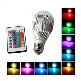 E27 10W LED RGB Magic Lamp Light Bulb Color Changing Spotlight with Remote Control(85-265V)