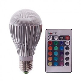 E27 10W LED RGB Magic Lamp Light Bulb Color Changing Spotlight with Remote Control(85-265V)