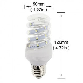 SD 1PCS E27 20W 1800lm Warm White/White Light 47 SMD 2835 LED Corn Lamps (AC 220V)