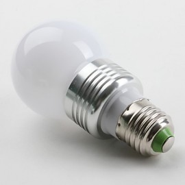 3W E26/E27 LED Globe Bulbs G60 3 High Power LED 270 lm Natural White AC 85-265 V