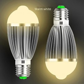 E27 B22 85V-265V 400-550Lm 7W Body Sensor LED Bulb