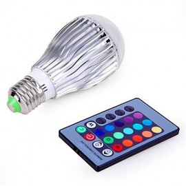 RGB LED10w Colorful Intelligent Remote Control Bulb With Power Memory