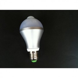 E27 B22 85V-265V 400-550Lm 5W Body Sensor LED Bulb