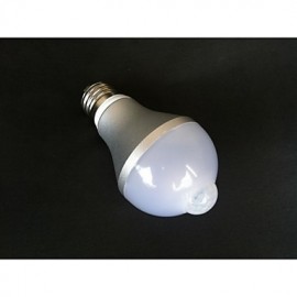 E27 B22 85V-265V 400-550Lm 5W Body Sensor LED Bulb