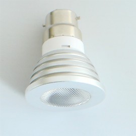 1 pcs B22 4W High Power LED 300LM RGB Dimmable / Remote-Controlled / Decorative LED Spotlight AC 100-240 V