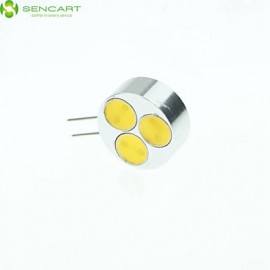 4 x G4 GU4 GZ4 MR11 3W 3xCOB LED 280LM White / Cold White / Warm White LED Spot Lights Light Bulb DC12V