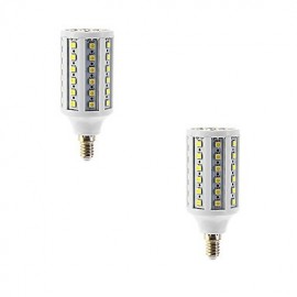 2 pcs 15W E14 LED Corn Lights T 86 SMD 5050 960 lm Warm White AC 220-240 V