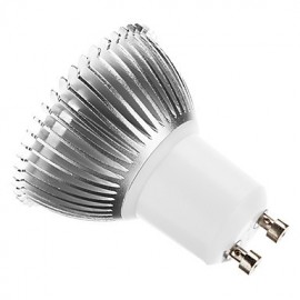 5W GU10 LED Spotlight MR16 3 High Power LED 320 lm Warm White AC 100-240 V