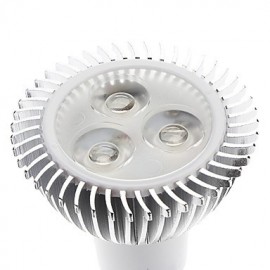 5W GU10 LED Spotlight MR16 3 High Power LED 320 lm Warm White AC 100-240 V