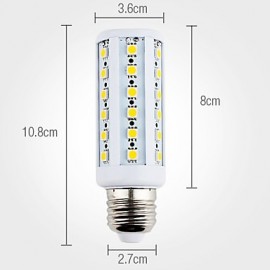 9W E26/E27 LED Corn Lights T 44 SMD 5050 700 lm Warm White AC 220-240 V