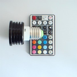 1 pcs E26/E27 4W High Power LED Dimmable/32Keys Remote-Controlled/Decorative RGB LED Spotlight AC 100-240 V