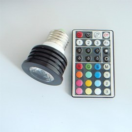 1 pcs E26/E27 4W High Power LED Dimmable/32Keys Remote-Controlled/Decorative RGB LED Spotlight AC 100-240 V