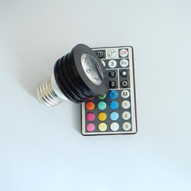 1 pcs E26/E27 4W High Power LED Dimmable/32Keys Remote-Controlled/Decorative RGB LED Spotlight AC 100-240 V