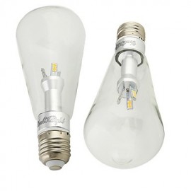 1PCS New Approval E27 6W 500LM 3000K Warm White Edison LED Globe Bulbs (85-265v)