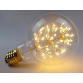 E27 G80 3W 47-LED Decorative Bulb Warm White 3000K 130lm (AC 220-240V)