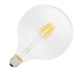 6W LED Filament Bulbs G125 6 COB 600 lm Warm White Decorative AC 220-240 V 1 pcs