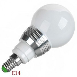 E14 85V-265V 100-200Lm 3W RGB Remote Control LED Colorful Bulbs