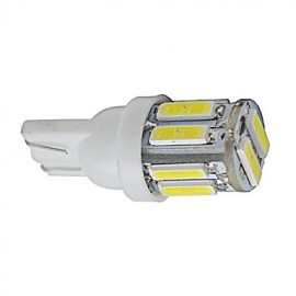 6pcs T10 3W 10X7020SMD 210LM 6000-6500K Cool White LED Car Light (DC 12V)