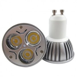 3W GU10 LED Spotlight MR16 3 High Power LED 250-300 lm Warm White / Cool White AC 85-265 V 5 pcs