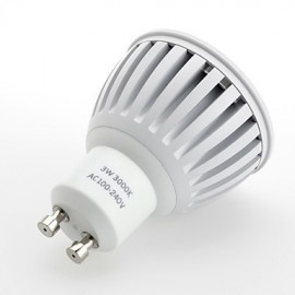 1 pcs 3W GU10 LED Spotlight MR16 1 COB 240-270 lm Warm White / Cool White Decorative AC 100-240 V