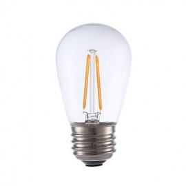 2W E26 LED Filament Bulbs S14 2 COB 200 lm Warm White Dimmable 120V 1 pcs