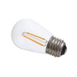 2W E26 LED Filament Bulbs S14 2 COB 200 lm Warm White Dimmable 120V 1 pcs