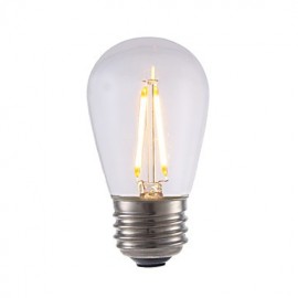 2W E26 LED Filament Bulbs S14 2 COB 200 lm Warm White Dimmable 120V 1 pcs