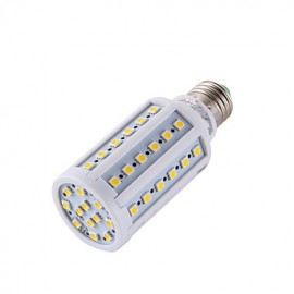 2PCS E27 8W 560lm 3000K 60-SMD 5050 LED Warm White Light Lamp Bulb - White (AC 200-265V)