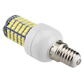 E14 144 SMD 3528 450 LM Natural White LED Corn Lights AC 220-240 V