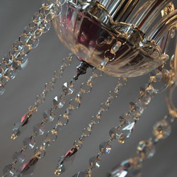 Modern Luxury 6 Lights Chandelier In Crystal Decoration