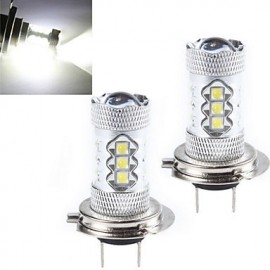 1 pcs H7 80W 14LED High Power LED 1200 LM 2800-3500/6000-6500 K Natural White Decoration Light DC 24/DC 12 V