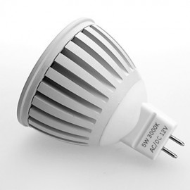 1 pcs 5W GU5.3(MR16) LED Spotlight MR16 1 COB 400-450 lm Warm White / Cool White Decorative DC 12 / AC 12 V