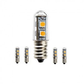 5 x E14 1.5W 7LED 5050 SMD 120LM Warm White / Cool White Light LED Refrigerator Candle Light Bed Corn Bulb(220V)