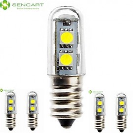 5 x E14 1.5W 7LED 5050 SMD 120LM Warm White / Cool White Light LED Refrigerator Candle Light Bed Corn Bulb(220V)