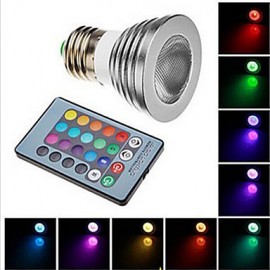 1 pcs E27 5 W 3 X SMD LM 2800-3500/6000-6500 K Color-Changing Dimmable/Remote-Controlled Globe Bulbs AC 85-265 V