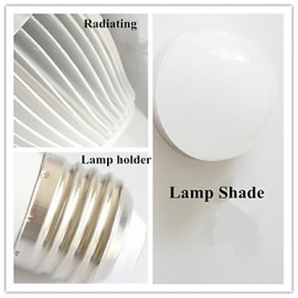 1pcs E26/E27 3W Cool White Aluminum shell Sound-Activated / Decorative LED Smart Bulbs Corridor induction lamp