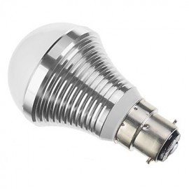 B22 7 W COB 347 LM Warm White LED Globe Bulbs AC 85-265 V