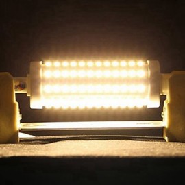 R7S 118mm 108 x 2835SMD 15W Warm White / Cool White 800LM 360Beam Horizontal Plug Lights Dimmable Flood Light AC85-265V