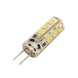 6PCS G4 2W 24*SMD3014 150LM Cool White LED Corn Bulbs(220V-240)