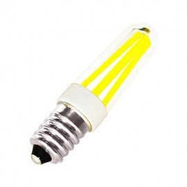 5pcs/lot E14 4W 320lm 4-COB LED cool white/warm white Light Bulb Lamp(AC 220V)