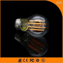 E27 220V-240V 300-450Lm Edison A50 Bulb 6w Led Decorative Lights Dimming Lights