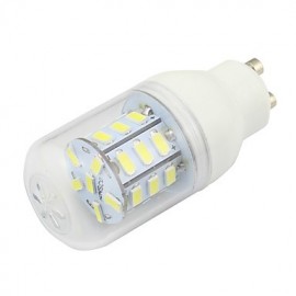 GU10 4W Led Corn Lighting 5730SMD 27LEDs DC AC12V - 24V Energy Saving Light Cool / Warm White (1 Piece)