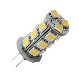 10PCS G4 18LED SMD5050 200-300LM Warm White/White Decorative DC12V LED Bi-pin Lights